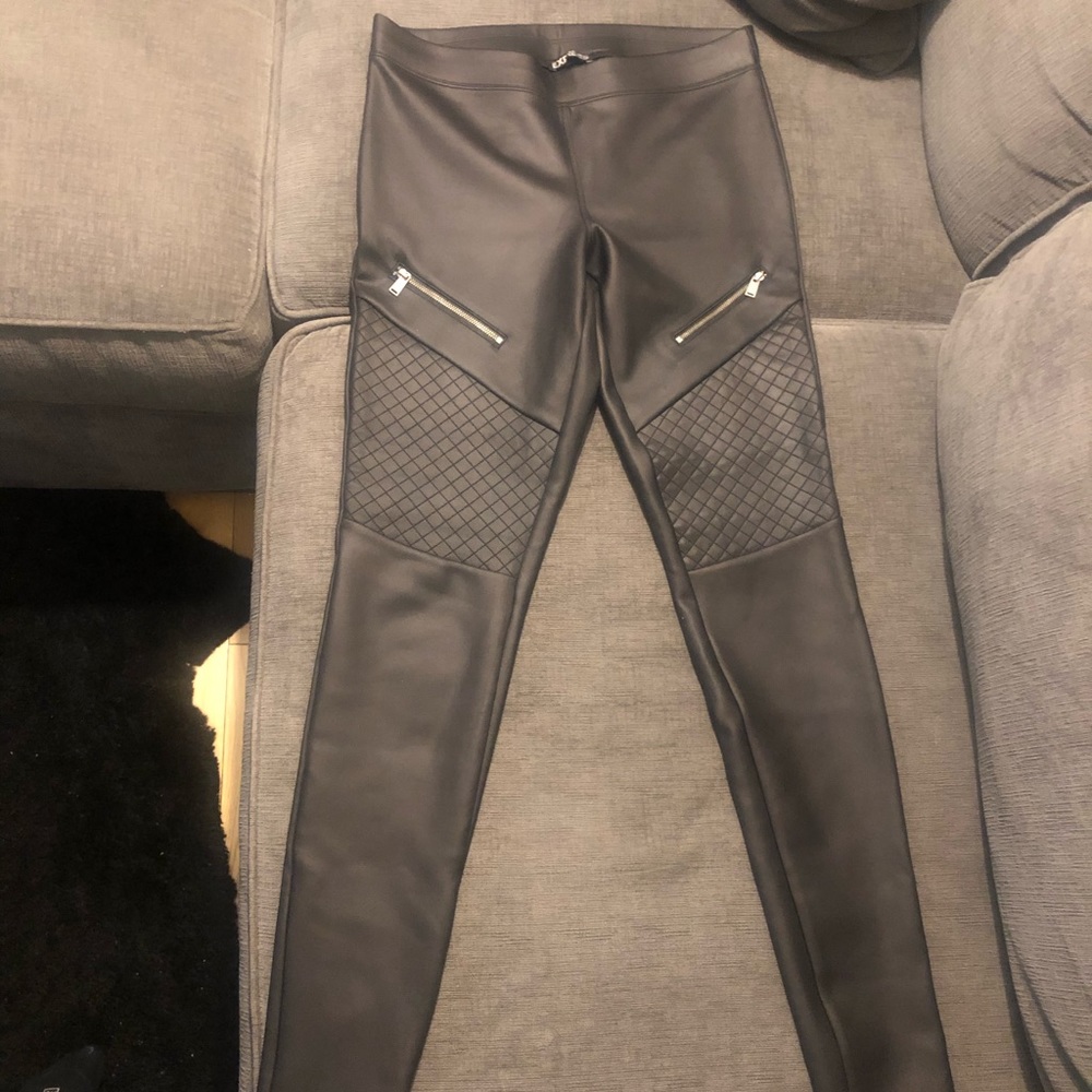 Express leather leggings
